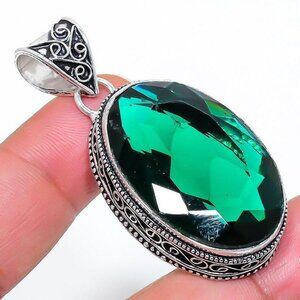 Chrome Diopside Rare Find Necklace 925 Stamped and Hand Made !!!!!!